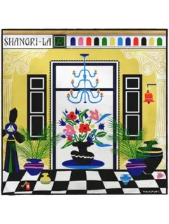 新品タグ付 マニプリ シルクスカーフ65×65 シャングリラ イエローのサムネイル