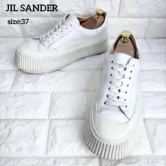 JIL SANDER ジルサンダー プラットフォーム レザースニーカー 37のサムネイル