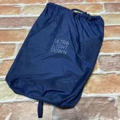 ウルトラライトダウン　袋　紺　ブルー　ULTRA LIGHT DOWN XL