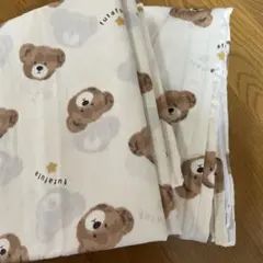 クマ ベビー シーツ 掛け布団 敷き布団 2点 セット フタフタ