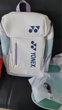 YONEX ラケットバックパック ホワイト ブルーのサムネイル