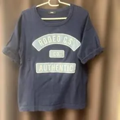 RCWB 半袖ニット　ネイビー