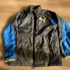 PUMA ジャケット 黒/青/黄 140