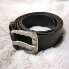 DIESELディーゼル バッファローレザー ロゴ ベルト X08881P1913