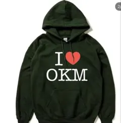 ひ*こ様 I ❤️ OKM パーカー　yoko flexwitme 2026年最新】iLOVE okmの人気アイテム - メルカリ