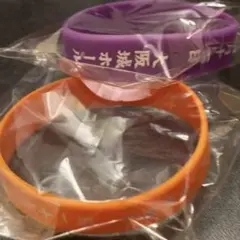 石田組大阪城ホール　リストバンド2本セット パープル オレンジ