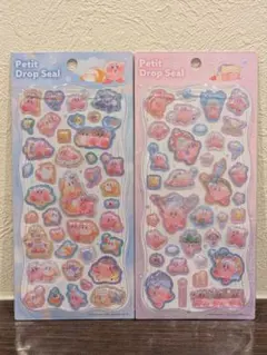 【正規品・新品・未開封】カービィ プチドロップシール ２枚セット カミオジャパン