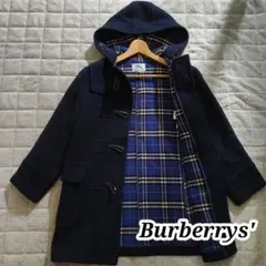 Burberrys' ネイビー ダッフルコート 裏地ノバチェック 140