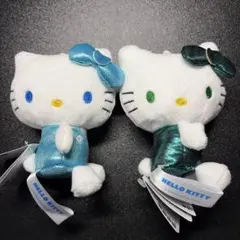 【新品未使用】ハローキティ　マスコット　キラキラ　2セットのサムネイル
