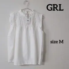 新品未使用　GRL　グレイル　レディース　トップス　ブラウス　白　M