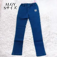 【150前後】新品 ALGY スキニー デニム パンツ ブルー系 ストレッチのサムネイル