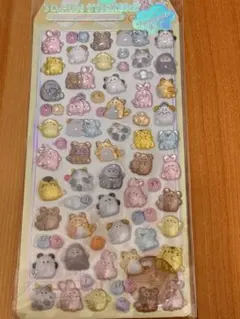 新品！正規品ボンボンドロップシール　3Dうるちゅるぷくぷくシール　オバケーヌ動物