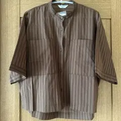 シアーストライプシャツ【新品】