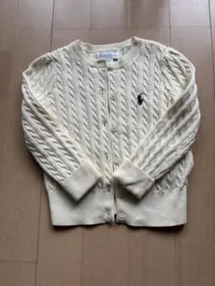 Ralph Lauren アイボリー カーディガン 24M
