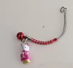 ハローキティ　ストラップ　晴着version