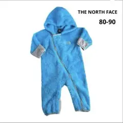 ザ ノースフェイス✴︎ジャンプスーツ フリース ボアアウター ロンパース 青