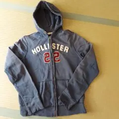 Hollister フルジップパーカー M グレーのサムネイル
