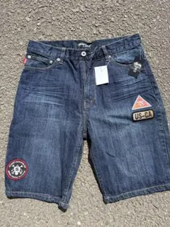 STUSSY デニム ショーツ 紺 30 ハーフパンツ ステューシー - メルカリ