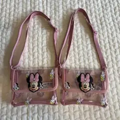 ZARA/ディズニーミニーデイジー/ポーチショルダーバッグ/2点