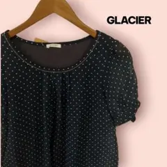 GLACIER 半袖シャツ レディース サイズL カラー 紺 THS387