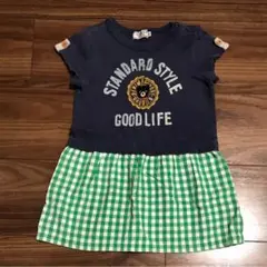 ミキハウス　ダブルビー　ワンピース 90