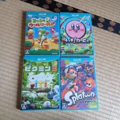 【お得】ヨッシーウールワールド、タッチカービィ、 ピクミン3、スプラトゥーン