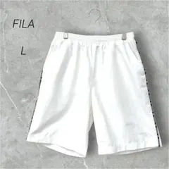 FILA フィラ ハーフパンツ L ラインロゴ イージー 薄手のサムネイル