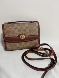 Coach ショルダーバッグ ブラウン/ベージュ