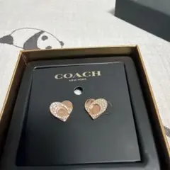 COACH ハート型ピアス