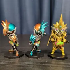 仮面ライダー デフォルメフィギュア エグゼイド3種