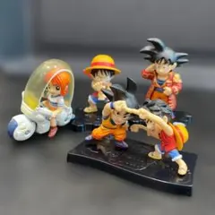 ジャンプ40周年 ドラゴンボール✕ワンピースコラボ 夢のフュージョンフィギュアのサムネイル
