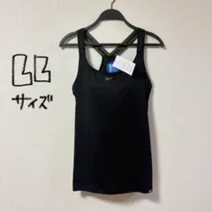 Reebok カップ付き バッククロス タンクトップ スポーツ ヨガ ジムウェアのサムネイル