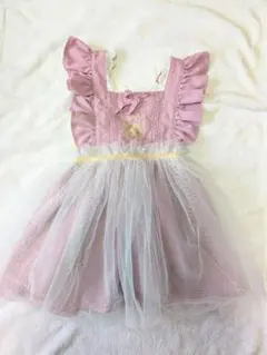 ディズニー ラプンツェル ワンピース 100 バースデイ Cottoli 美品