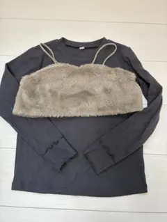 GU ファービスチェ付きトップス 140