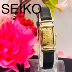 稼働品/希少/ヴィンテージSEIKO レクタンギュラー クォーツ 腕時計