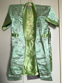 ベトナム シルク ガウン 龍デザイン Hadong silk