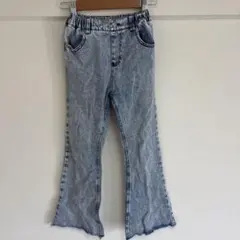lowrys firmフレアデニムパンツ ライトブルー春夏秋冬　おしゃれ