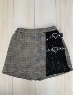 チェック柄ハーフパンツ 150サイズ