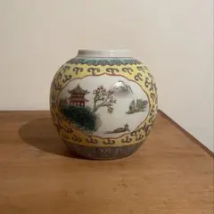 中国美術 清~民国期時代粉彩姑娘唐子図筆筒時代物 - メルカリ
