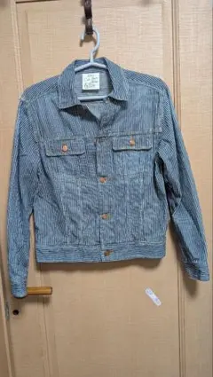 Cube Sugar ストライプ デニムジャケット