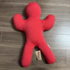 MOGU 人型クッション 赤