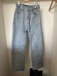 ハイウエストワイドデニム　Y2K 韓国