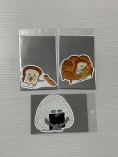 パンどろぼうおにぎりぼうやステッカー&フレークシール 全4点セット