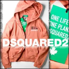 【新品】DSQUARED2 バイカラーパーカーS ディースクエアード DSQUARED2（ディースクエアード） パーカー RELAX FIT HOODIE /0242