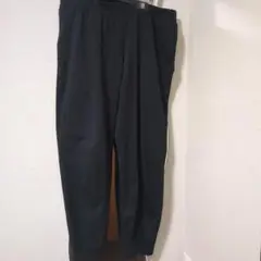 GU 黒 ジョガーパンツ ゴムウエスト XL