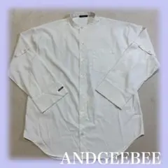 ANDGEEBEE (アンジービー) バンドカラー 長袖シャツ 袖2wayシャツのサムネイル