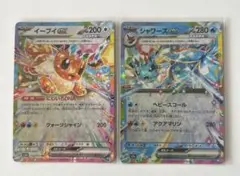 イーブイ　シャワーズ　ex RR セット
