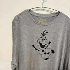 オラフ Disney ビッグTシャツ 2XLT グレーのサムネイル