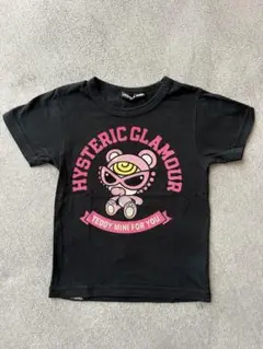 HYSTERICMINI ブラック Tシャツ 100