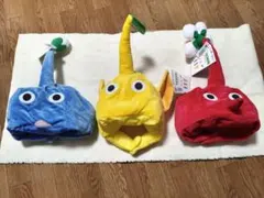 ピクミン なりきり帽子 被り物 ぬいぐるみ 3種類セット